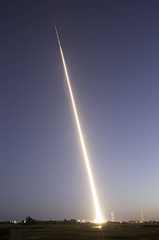 Sounding Rocket carrying the CARE II payload launches from Andoya Rocket Range in Norway.